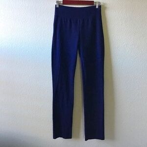 EILEEN FISHER Navy Stretch Crepe Slim Ankle Pullon Classic Career Pants